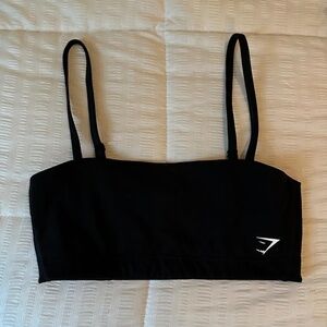Gymshark Black Bandeau Sports Bra